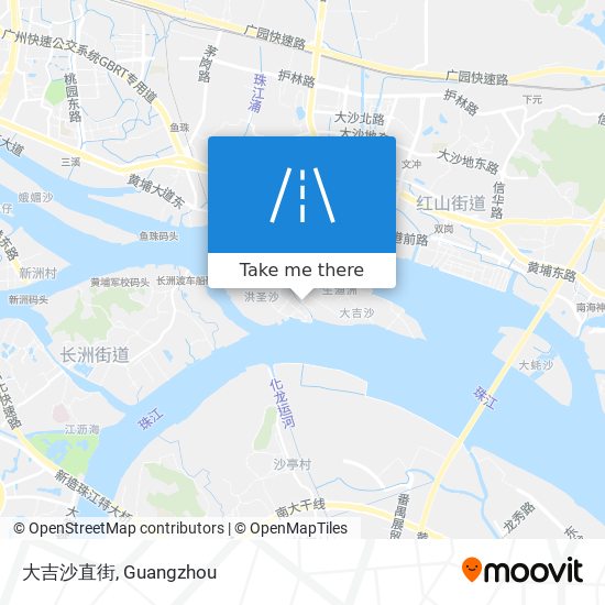 大吉沙直街 map