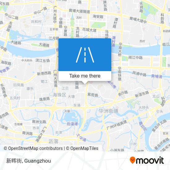 新晖街 map