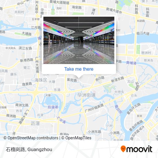 石榴岗路 map