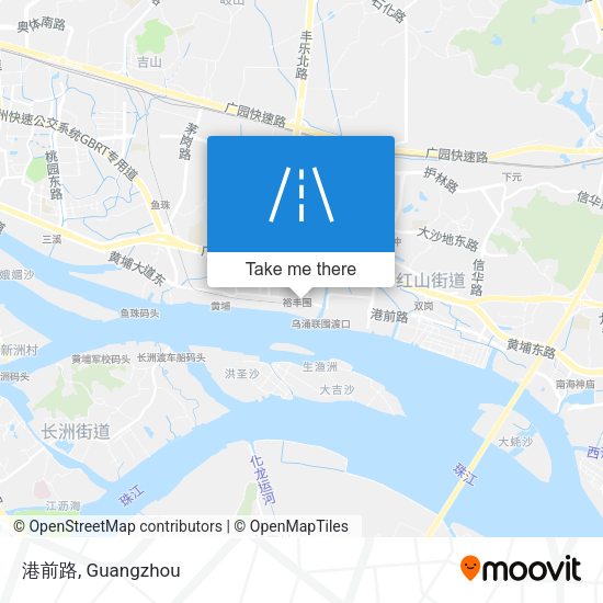 港前路 map