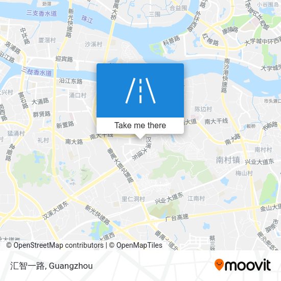 汇智一路 map