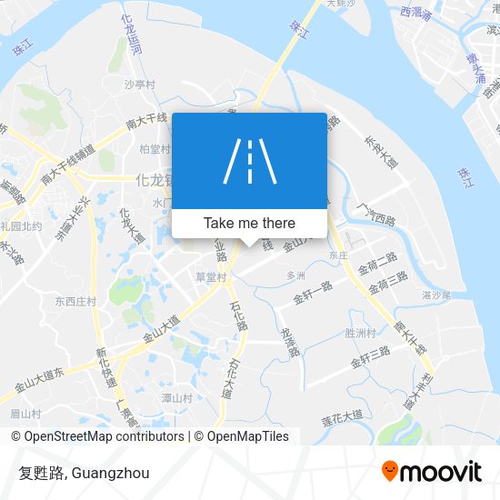 复甦路 map