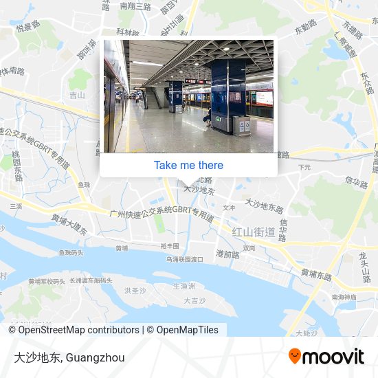 大沙地东 map