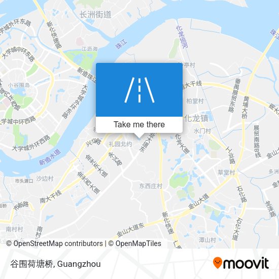 谷围荷塘桥 map