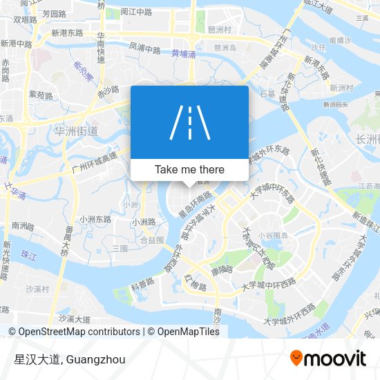 星汉大道 map