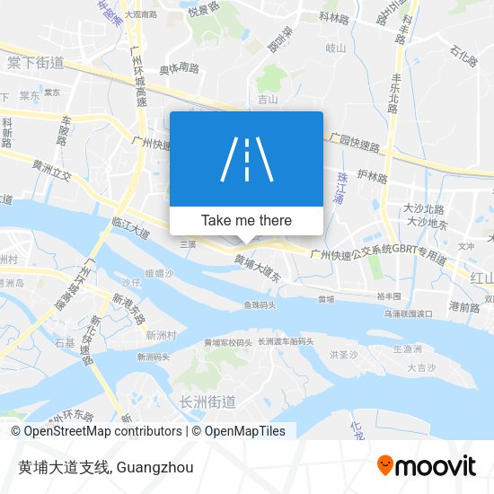 黄埔大道支线 map