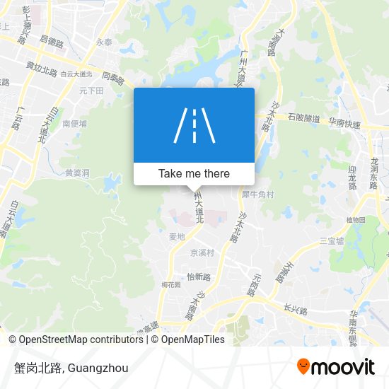 蟹岗北路 map