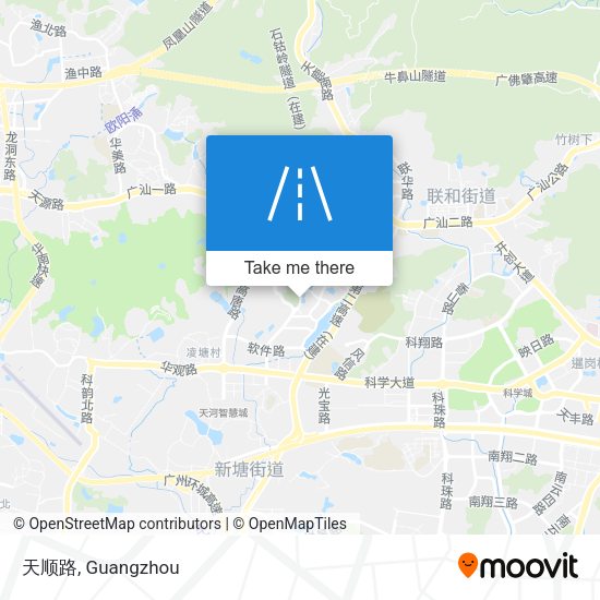 天顺路 map
