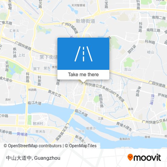 中山大道中 map