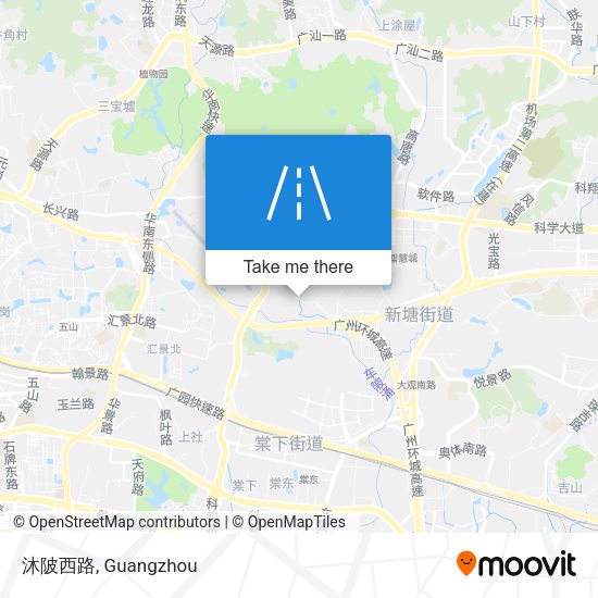 沐陂西路 map