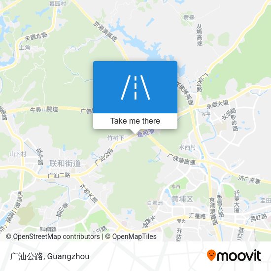 广汕公路 map