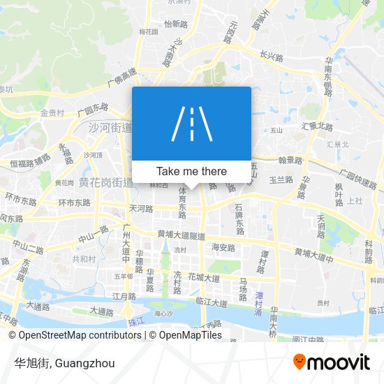 华旭街 map
