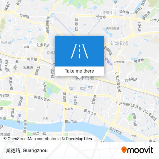 棠德路 map