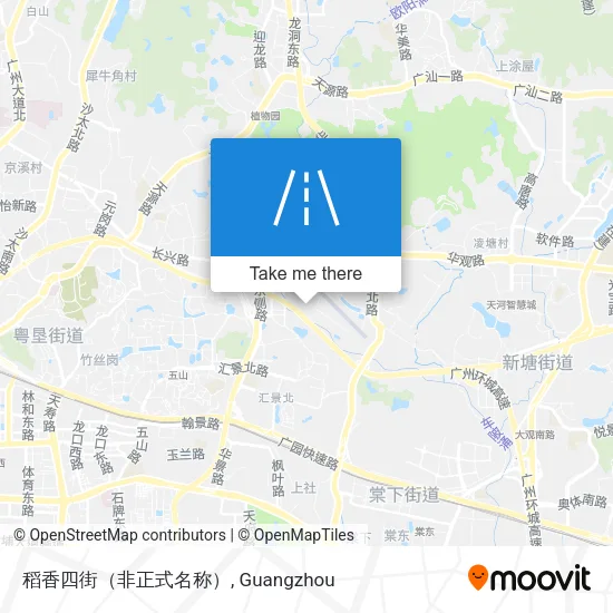 稻香四街（非正式名称） map