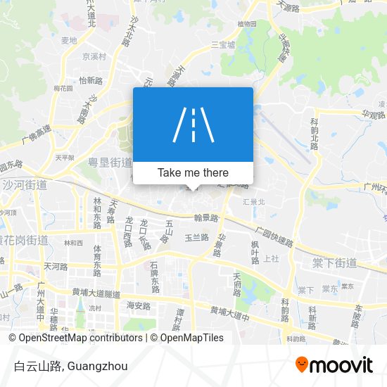 白云山路 map