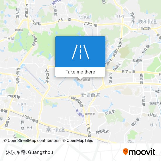 沐陂东路 map