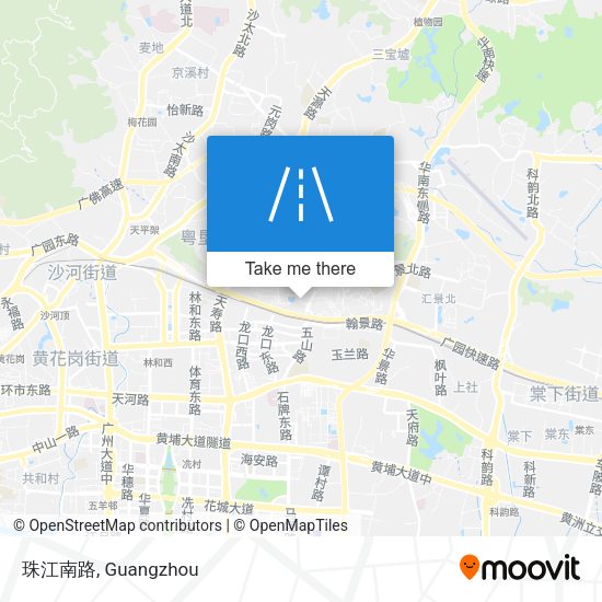 珠江南路 map