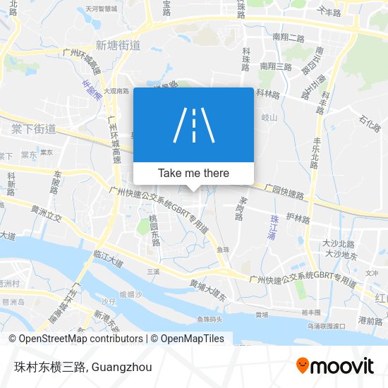 珠村东横三路 map