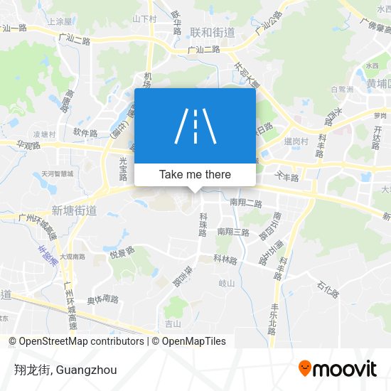 翔龙街 map