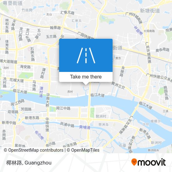 椰林路 map