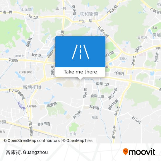 富康街 map