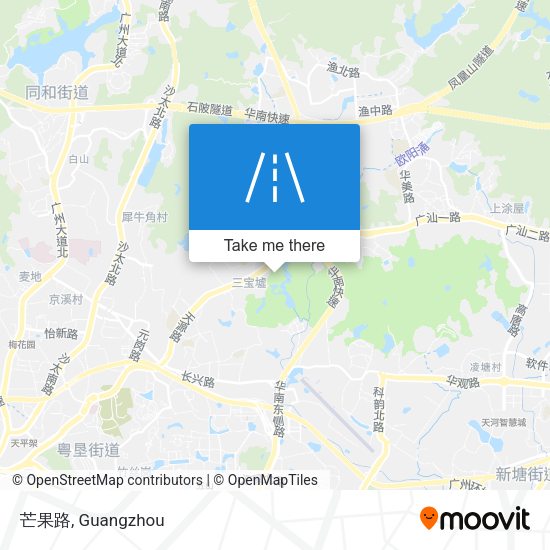 芒果路 map