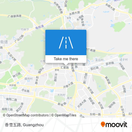 香雪五路 map