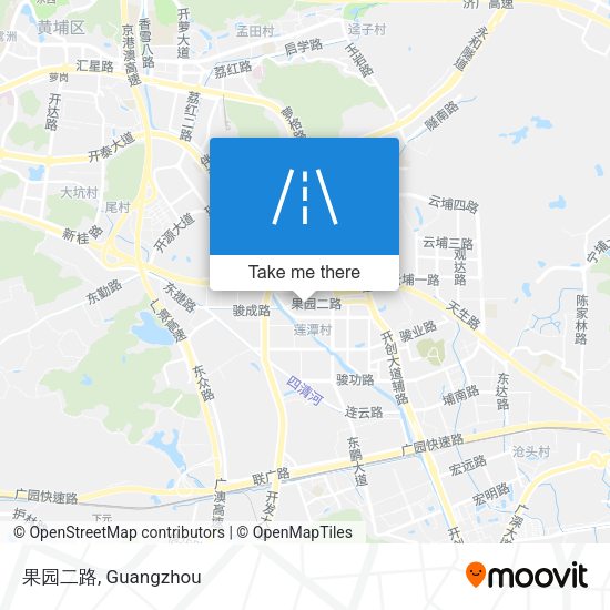 果园二路 map
