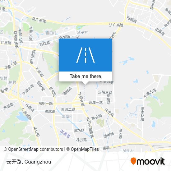 云开路 map