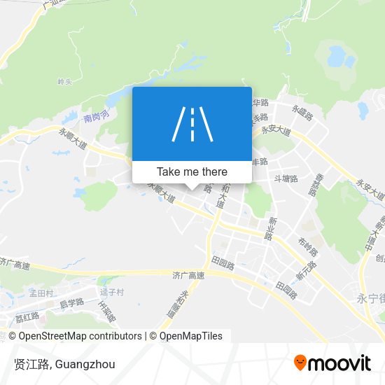 贤江路 map