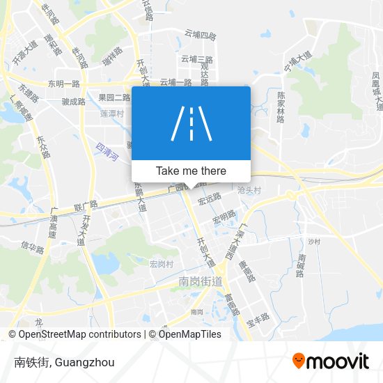 南铁街 map