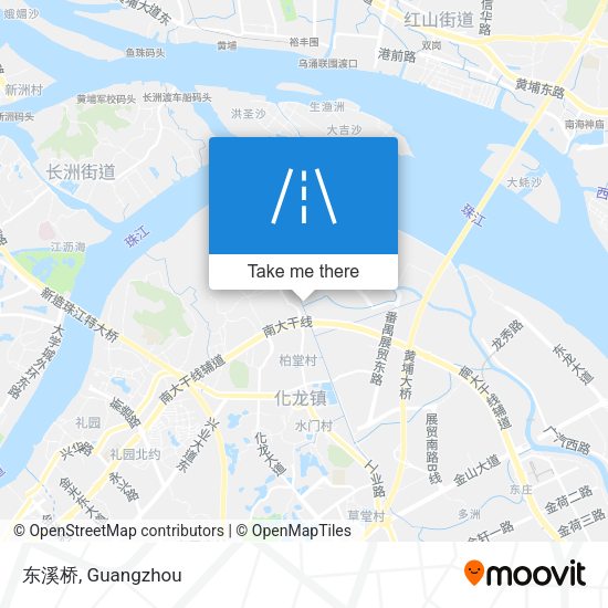 东溪桥 map