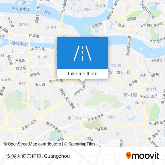 汉溪大道东铺道 map