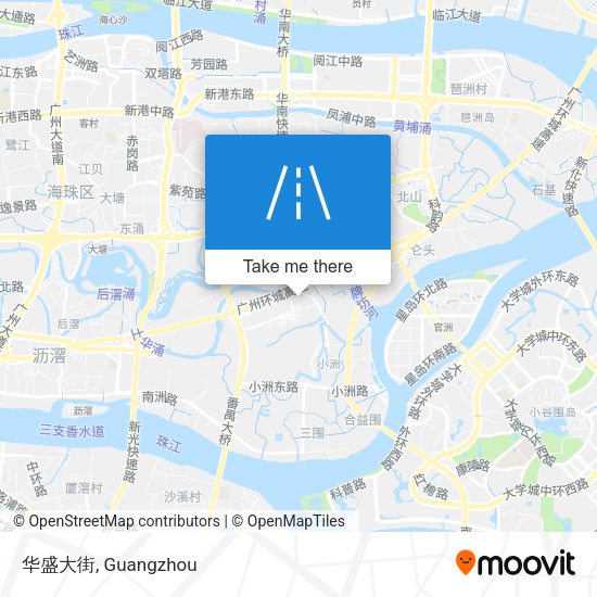 华盛大街 map