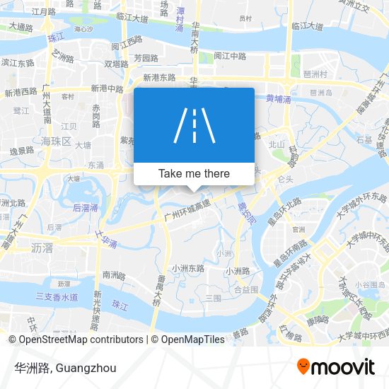 华洲路 map
