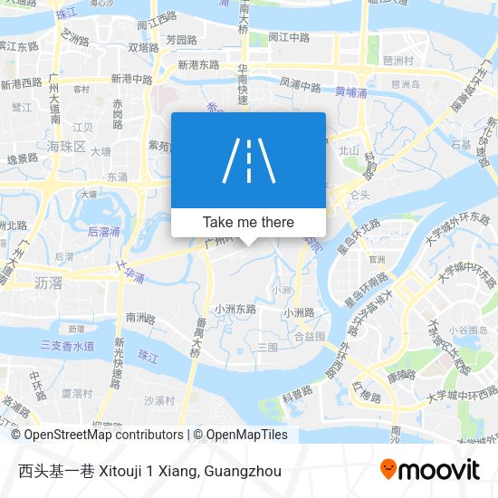 西头基一巷 Xitouji 1 Xiang map
