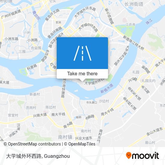 大学城外环西路 map