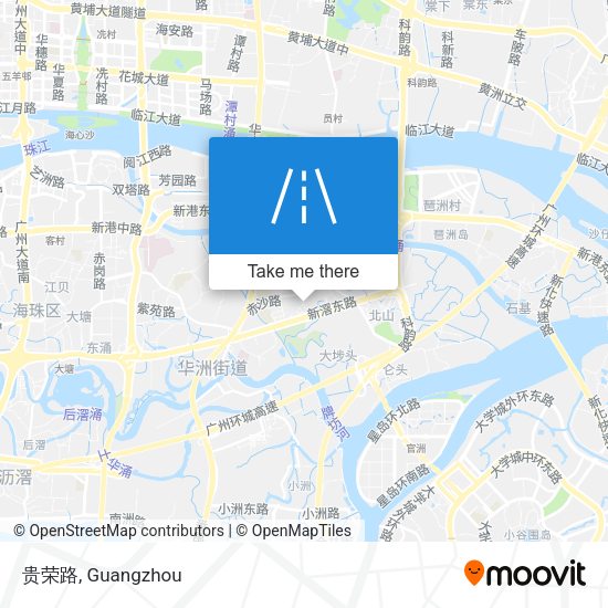 贵荣路 map