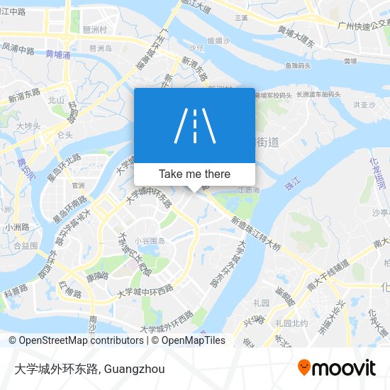 大学城外环东路 map