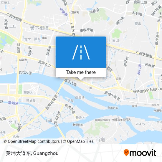 黄埔大道东 map