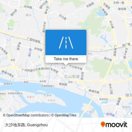 大沙地东路 map