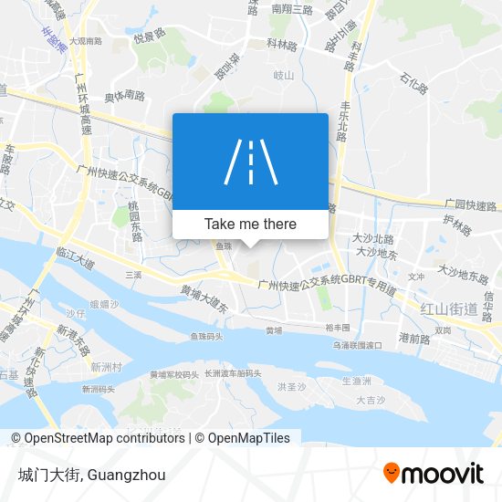 城门大街 map