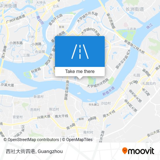 西社大街四巷 map