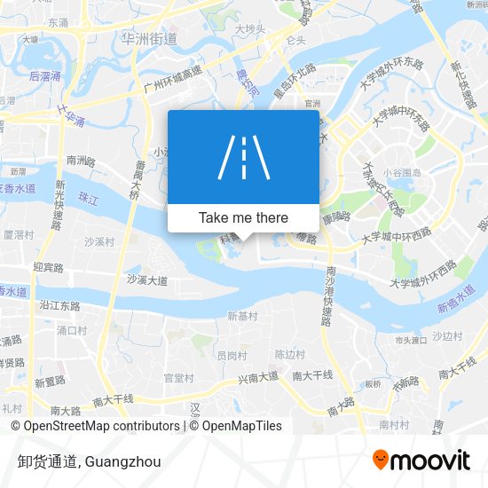 卸货通道 map