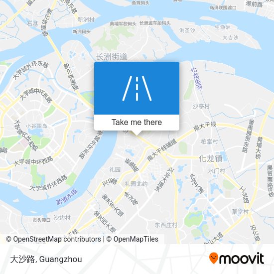 大沙路 map