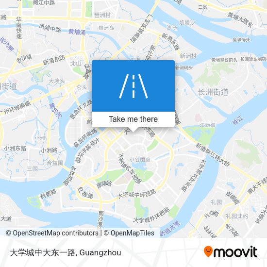 大学城中大东一路 map