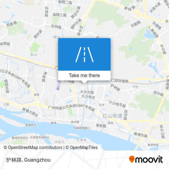 护林路 map