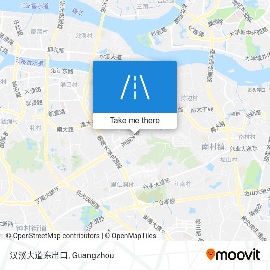 汉溪大道东出口 map