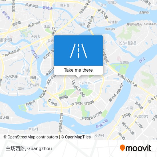 主场西路 map