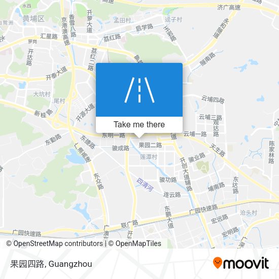 果园四路 map